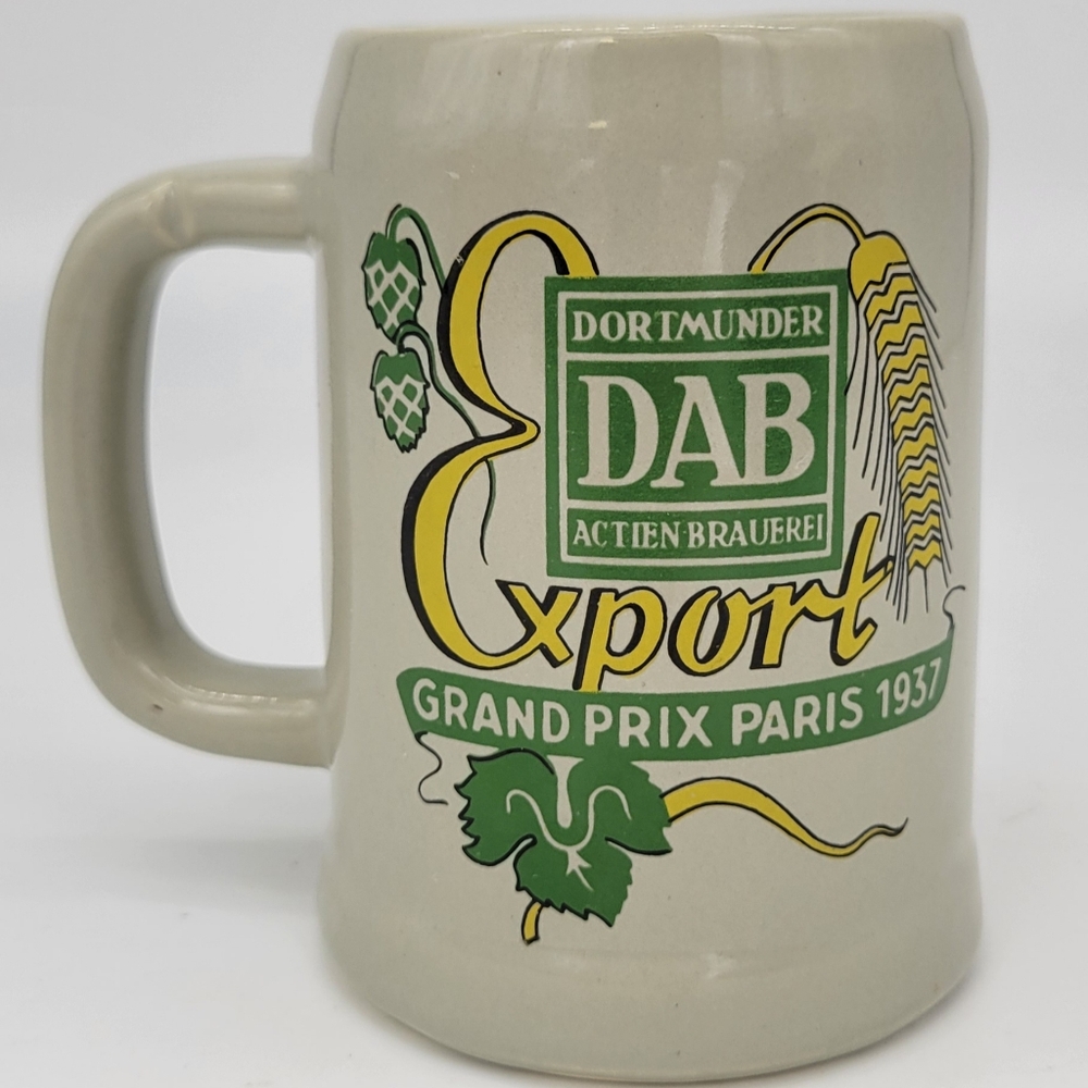 Vintage McCoy DAB Export Grand Prix 1937 Mug